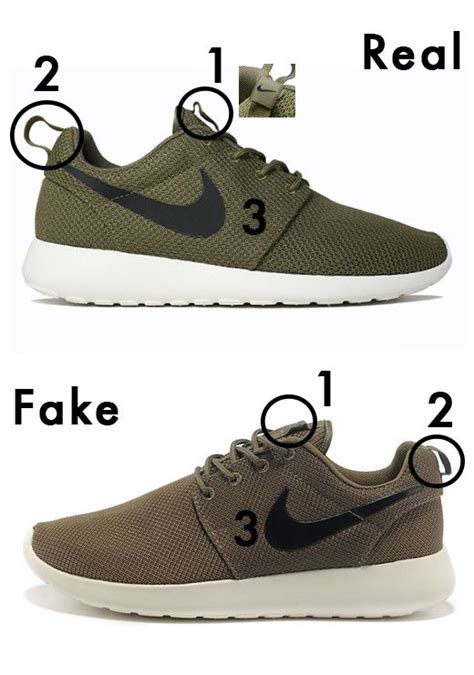 nike roshe run original vs fake|how to identify fake nikes.